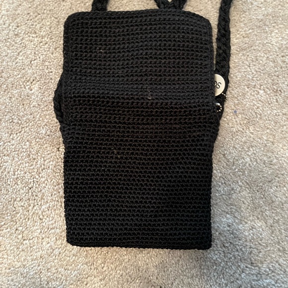 The Sak Small Black Crochet Crossbody - Picture 2 of 6